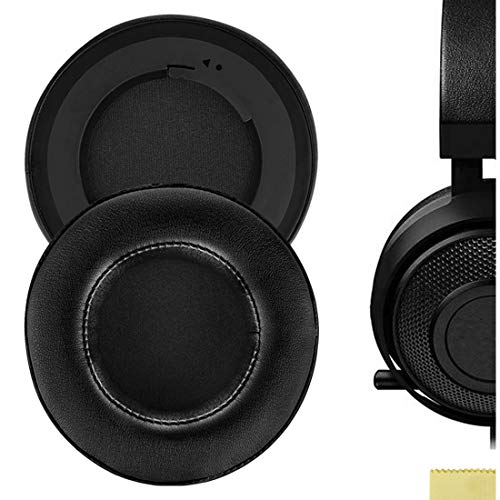 Geekria - Almohadillas de repuesto para auriculares Razer Kraken V2, adaptadores acolchados, pieza de repuesto