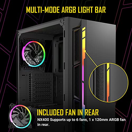 Geh Antec New Gaming NX400, Negro