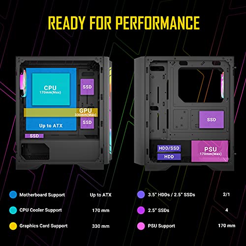 Geh Antec New Gaming NX400, Negro