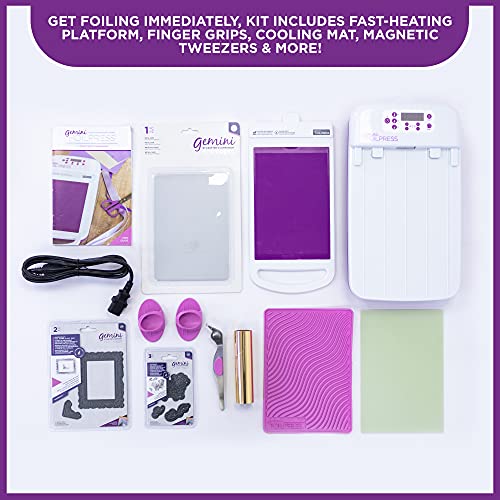 Gemini GEM-FOILP-M-GLO Máquina de impresión de lámina (versión Global), Blanco, varias tallas