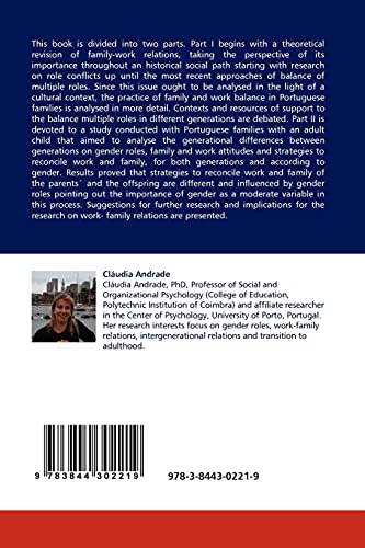 Gender, Generations and Work-Family Relations in Portugal: Research and Practices