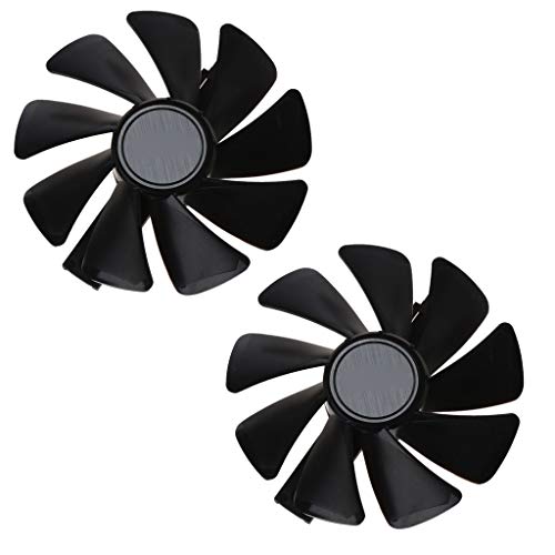 geneic 2 unids CF1015H12S 12V 0.42A ventilador de repuesto para Sapphire NITRO RX 580 570 480 470 4G RX Vega64 8 GB tarjeta gráfica Fans