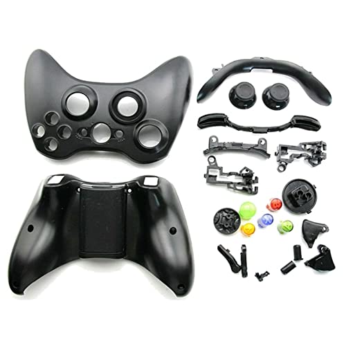 Genérico Carcasa Completa para Mando de Xbox 360 Negra