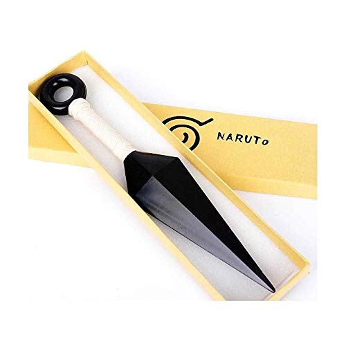 Genérico World Collection Kunai 26 cm tamaño Escala Real a la Serie Animada Anime Accesorio de Disfraz Ninja Konoha,complemento para Cosplay Fiel a la Serie Manga