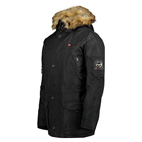 Geographical Norway Parka de hombre ABIOSAURE (Negro, S)