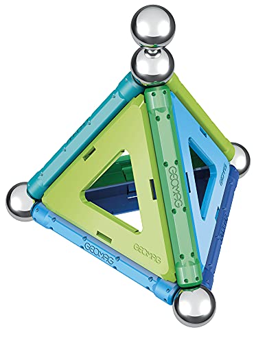 Geomag- Rainbow Juguetes de imán de neodimio, Multicolor, 15 Piezas (GM366)