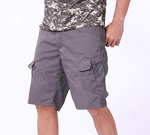 GGDK 2021 Upgraded Waterproof Tactical Shorts For Men Hiking Outdoor Cargo Hunting Shorts Ripstop Casual Multi-Pockets Short C S