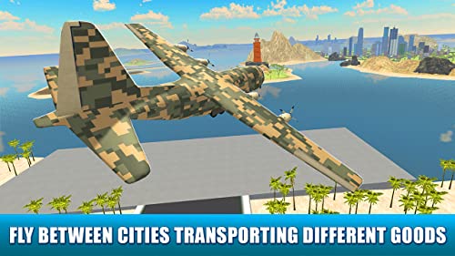 Giant Turboprop Transporter Cargo Plane:  Special Purpose Delivery Game