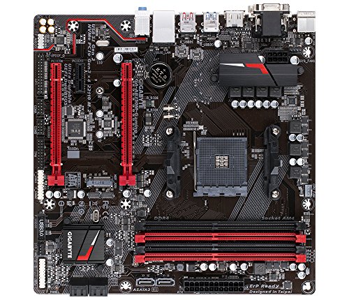 Gigabyte GA-AB350M-Gaming 3, Placa base (Amd, Am4, B350, 4ddr4, 64gb, Vga+Dvi+Hdmi, Gblan, 6sata3, 4usb3.1, Matx)