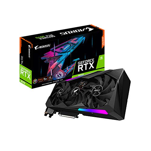 Gigabyte Technology AORUS GeForce RTX 3070 Master - Tarjeta gráfica (8 GB) (GV-N3070AORUS M-8GD)
