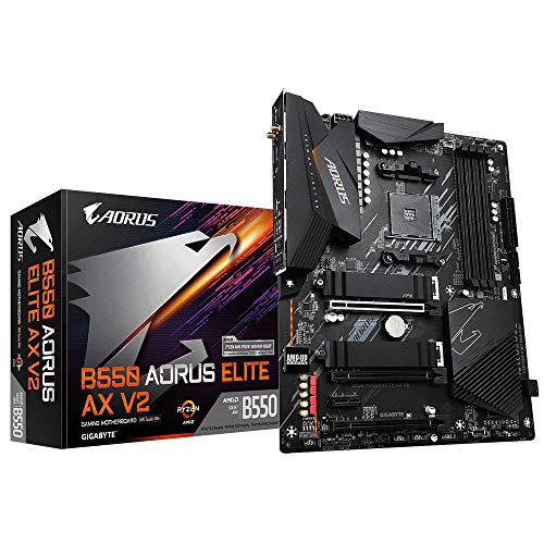 Gigabyte Technology B550 AORUS Elite AX V2 Placa Base AMD B550 Zócalo AM4 ATX