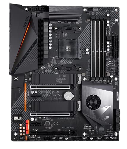 GIGABYTE X570 AORUS Pro Funda de protección Negro