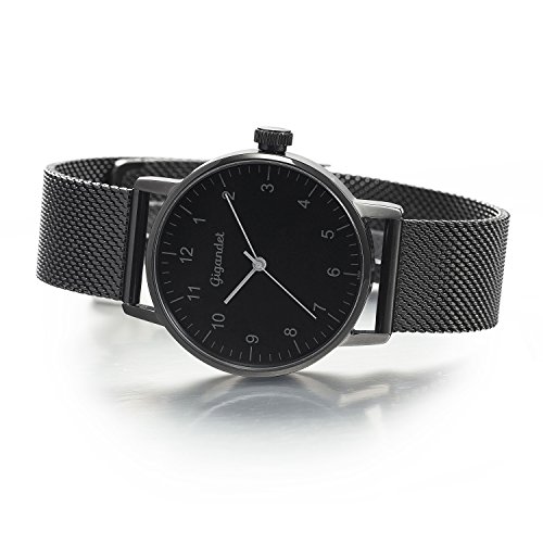 Gigandet Minimalism Reloj Mujer Analógico Quartz Negro G27-007