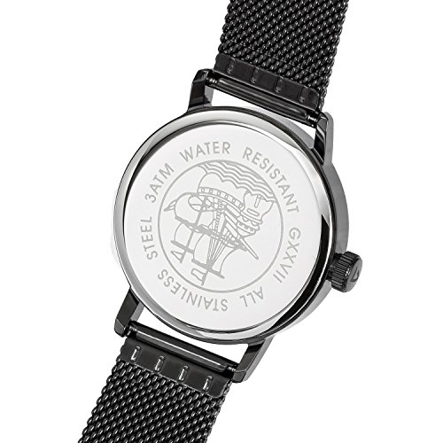 Gigandet Minimalism Reloj Mujer Analógico Quartz Negro G27-007