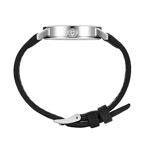 Gigandet Minimalism Reloj Mujer Analógico Quartz Plata Negro G27-001