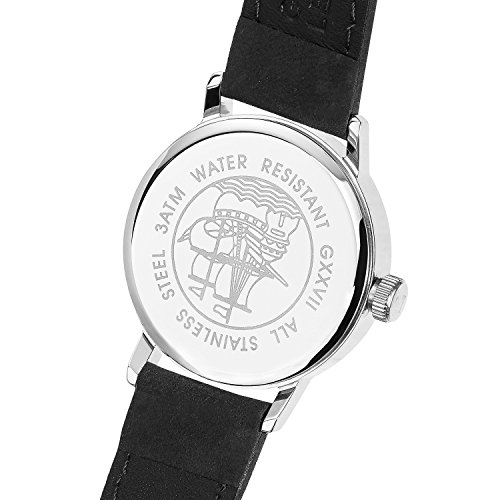 Gigandet Minimalism Reloj Mujer Analógico Quartz Plata Negro G27-001