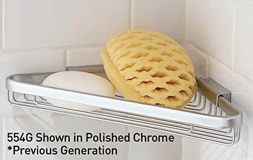 Ginger 554G/PC Hotelier 9 Corner Basket Polished Chrome by Ginger