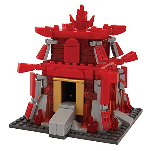 Giochi Preziosi Gormiti GRB00000 - Juego de construcción de fuego con mini personaje incluido - La fuerza llama - Para niños a partir de 4 años