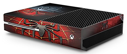 giZmoZ n gadgetZ GNG Skin Adhesivo de Vinilo de Cara Spiderman de para la Consola Xbox One + Set de 2 Skins para los Controladores