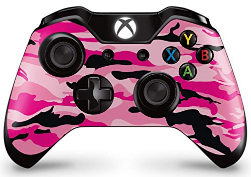 giZmoZ n gadgetZ GNG Skin Adhesivo de Vinilo de Pink Camo de para la Consola Xbox One + Set de 2 Skins para los Controladores