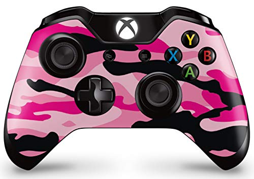 giZmoZ n gadgetZ GNG Skin Adhesivo de Vinilo de Pink Camo de para la Consola Xbox One + Set de 2 Skins para los Controladores