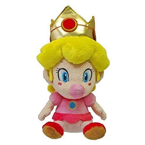 Global Holdings Peluche de Princesa Peach de Super Mario, 12,7 cm