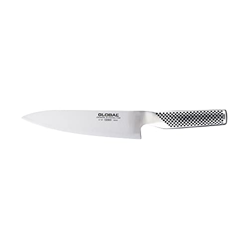 Global Knives G-55 - Cuchillo de cocina con hoja de 18 cm, acero inoxidable CROMOVA 18