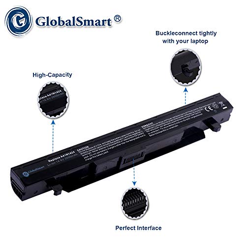 Globalsmart Batería para portátil Alta Capacidad para ASUS ROG GL552VW 4 Celdas Negro