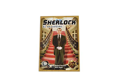 GM Games- Sherlock: el mayordomo Juego de investigación, Color Gris (GDM Games GDM2094)
