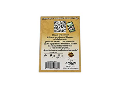 GM Games- Sherlock: el mayordomo Juego de investigación, Color Gris (GDM Games GDM2094)