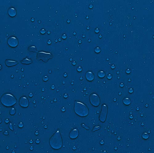 GMC Deluxe - Alfombrilla de mesa para mesa de póquer con reducción de ruido, 4 mm de grosor, espuma de goma para mahjong dominó, color azul