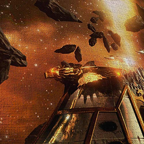 Gmoope Impreso Mural 5 Piezas Lienzos Cuadros Pinturas Juego De Battlefleet Gothic 04 Impresiones En Lienzo Decoración Arte De La Pared del Hogar