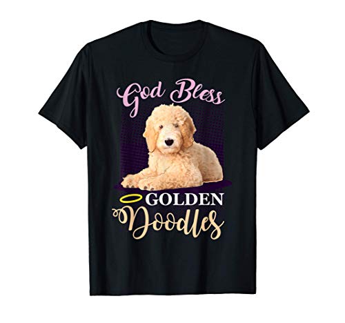 God Bless Golden Doodles - Goldendoodle Lover Gift Camiseta