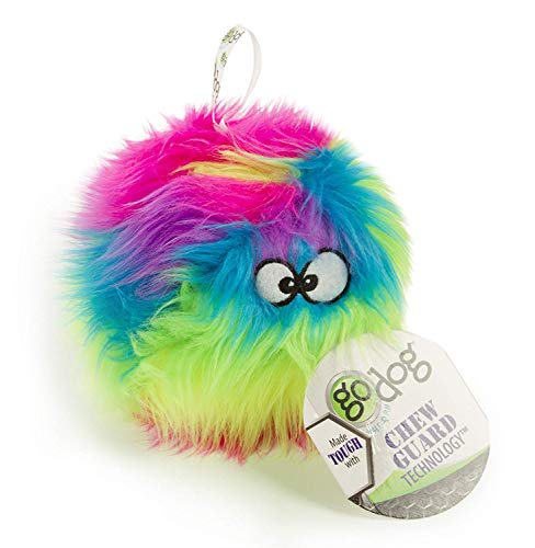 GoDog Furballz Bola de Juguete para Perro con tecnología de protección para Masticar, Juego de 2 Juguetes. Impermeable Perro,Chubasquero para Perros,Poncho Impermeable Perros