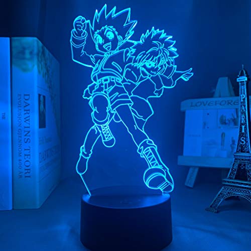 Gods Eater Burst Luz Nocturna Infantil 16 Colores Bebé Luz de Noche Suave Luz Nocturna LED Multicolor Remoto USB Recargable Regalo Dormitorio Decoración