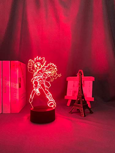 Gods Eater Burst Luz Nocturna Infantil 16 Colores Bebé Luz de Noche Suave Luz Nocturna LED Multicolor Remoto USB Recargable Regalo Dormitorio Decoración