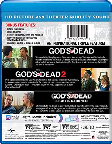God'S Not Dead: 3-Movie Collection (3 Blu-Ray) [Edizione: Stati Uniti] [Italia] [Blu-ray]