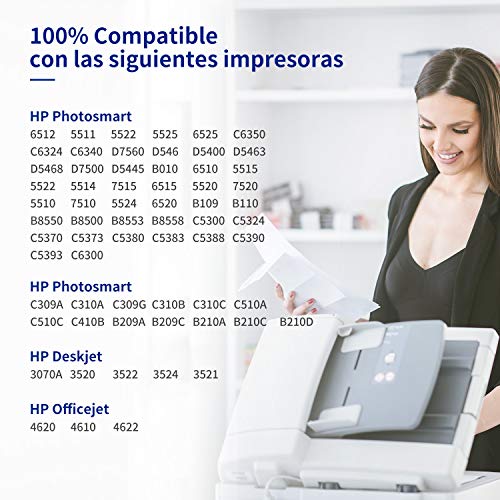 Gohepi Cartuchos de tinta de repuesto para HP 364 364XL, HP Photosmart 5510, 5520, 5522, 6520, B8550, C5388, HP Officejet 4620, HP Deskjet 3070A 4 Negro, 2 Cian, Magenta 2, 2 Amarillo
