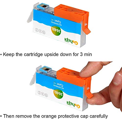 Gohepi Cartuchos de tinta de repuesto para HP 364 364XL, HP Photosmart 5510, 5520, 5522, 6520, B8550, C5388, HP Officejet 4620, HP Deskjet 3070A 4 Negro, 2 Cian, Magenta 2, 2 Amarillo