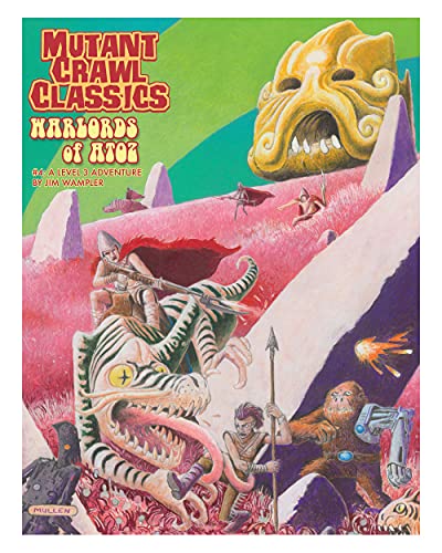 Goodman Games GMG6214 Mutant Crawl Classics #4: Warlords of ATOZ, Multicolor