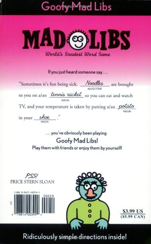 Goofy Mad Libs: World's Greatest Party Game [Idioma Inglés]: World's Greatest Word Game: 5