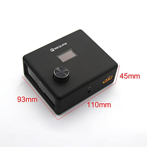 Goolsky SEQURE SQ-SW1 Soldadora por Puntos Máquina de Soldadura portátil Bricolaje Pantalla OLED con níquel Pedal Modos manuales automáticos Voltaje de Entrada de 10-14 V para Modelos RC Juguetes