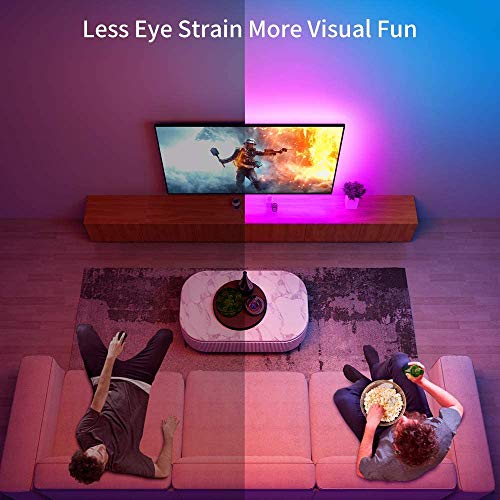 Govee Tira LED 2m USB, Luces LED RGB Bluetooth Control de App 16 Millones de Color, Modo de Escena soporta TV o Pantalla de Ordenador para Habitación, Juego Electrónico y Cine en Casa