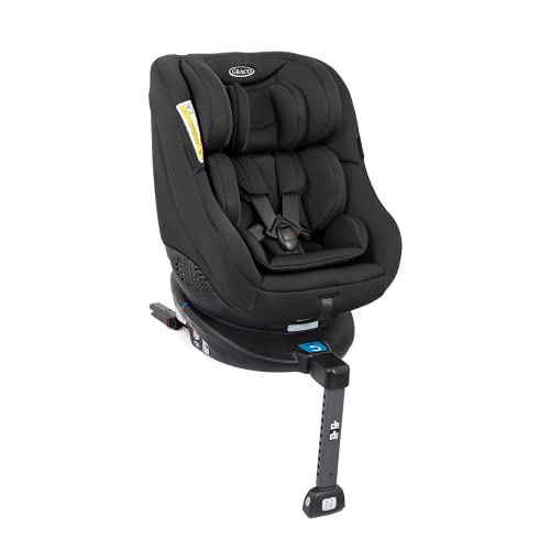 Graco Turn2me 360° - Giratorio isofix sillas de coche, color negro