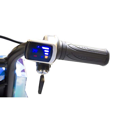 GRAN SCOOTER ELECTRIC VEHICLES Patinete con Silla Boogie Drift 36D (250W, Batería Litio, 3 Velocidades, Vel. Máx 15km, Luz Delantera, Pantalla LCD) – Azul