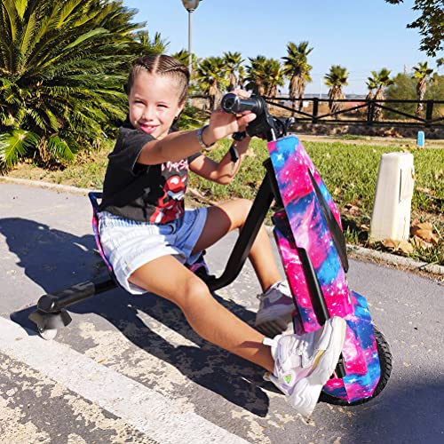 GRAN SCOOTER ELECTRIC VEHICLES Patinete con Silla Boogie Drift 36D (250W, Batería Litio, 3 Velocidades, Vel. Máx 15km, Luz Delantera, Pantalla LCD) – Azul
