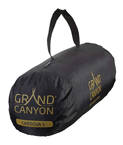 Grand Canyon CARDOVA 1 - tienda de túnel para 1-2 personas - ultraligera, impermeable, tamaño de paquete pequeño - tienda para trekking, camping, outdoor | Blue Grass (azul)