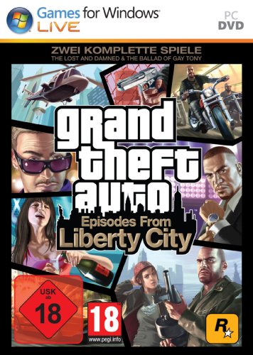 Grand Theft Auto: Episodes from Liberty City - Zwei komplette Spiele: "The Lost and Damned" + "The Ballad of Gay Tony" [Importación alemana]