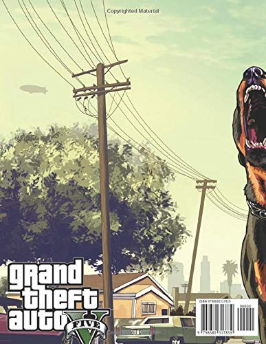 Grand theft auto v (gta5): Notebook gta 5 or gta v 100 lined pages size 8.5×11 (Vol)
