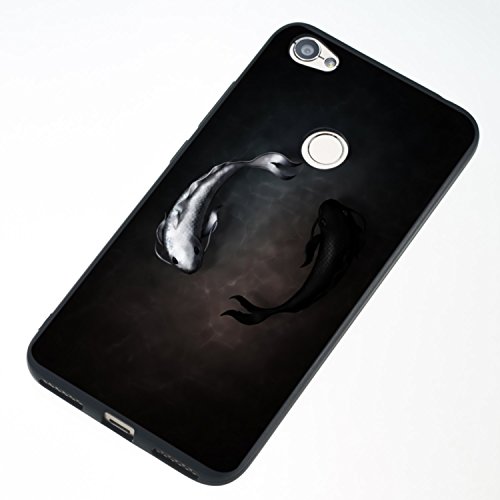 Grandoin Funda para Xiaomi Mi 5X / Mi A1, Suave Silicona Patrón Creativo TPU Gel Bumper Suave Ultra Fina Antigolpes Delgado Cover Protectora Case Carcasa (Pez)